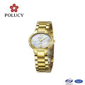 Gift Stainless Steel 30m Waterproof Stainless Steel Quartz Girls Wristwatch